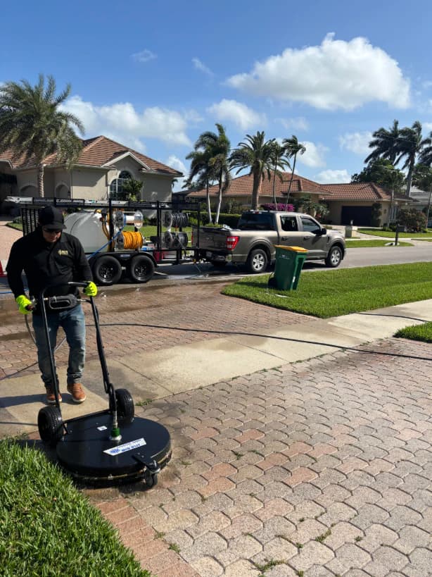 Driveway Cleaning - Driveway pressure washing