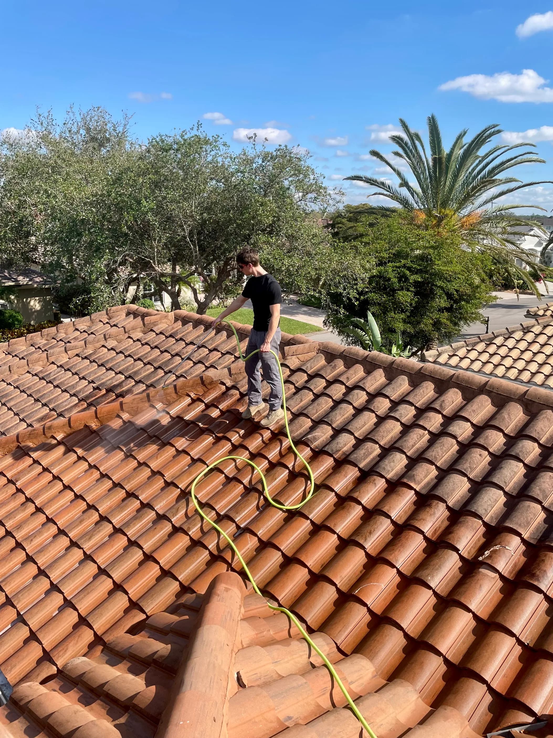 Roof Washing - Roof cleaning
