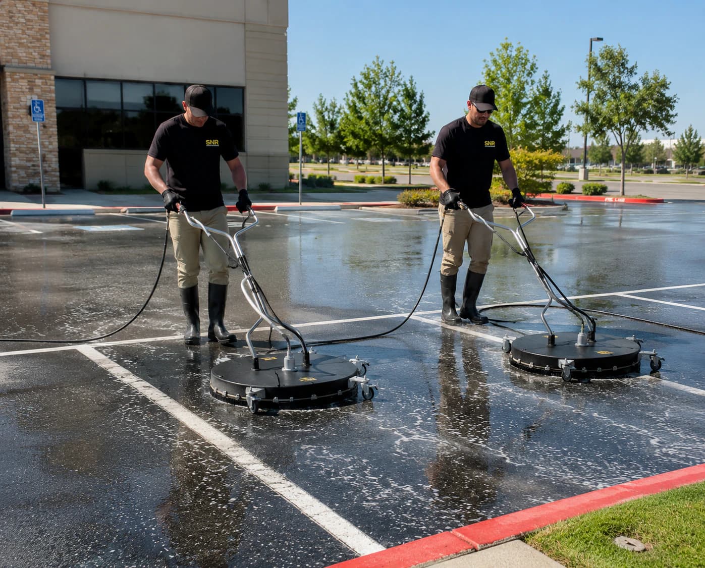 Parking Lot Cleaning - Parking lot cleaning